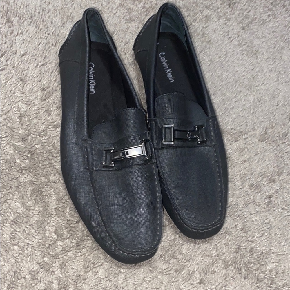 Calvin Klein Black Loafers Sleek Slip-On Design
